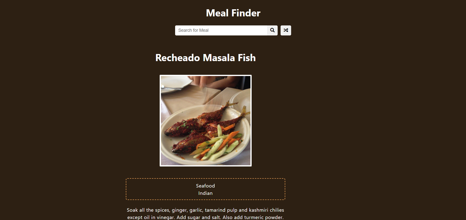 Meal Finder